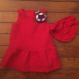 Janie and Jack Dress and Bloomers 3-6 months